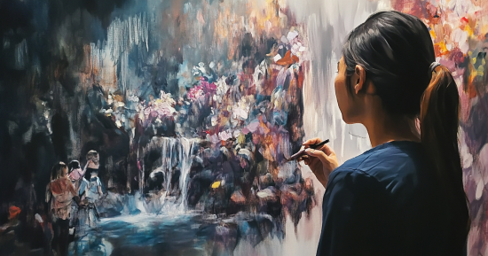 What Does it Mean to Commission Art: Your vision, an artist's touch. 2 Commission Art. The image centered around the theme 'How to Identify Commissioned Art,' showcasing a variety of artworks that exemplify this unique style. The display includes portraits, custom illustrations, and personalized pieces that reflect clients' specific desires. Key elements such as tailored subject matter, distinctive techniques, and the artist's signature style are highlighted. This visual guide invites viewers to understand the nuances of commissioned art, emphasizing the collaborative process between artist and client and the personal stories behind each creation