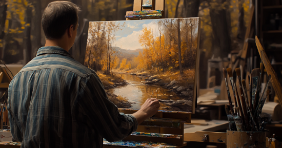 Fall Painting Landscape: Tips for Capturing Autumn's Beauty 3 Fall Painting Landscape 03