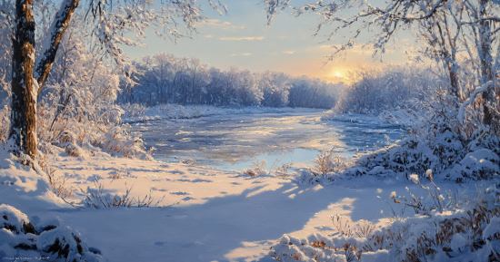 Winter Painting: Capturing the Magic of Snowy Landscapes 2 Winter Painting_5