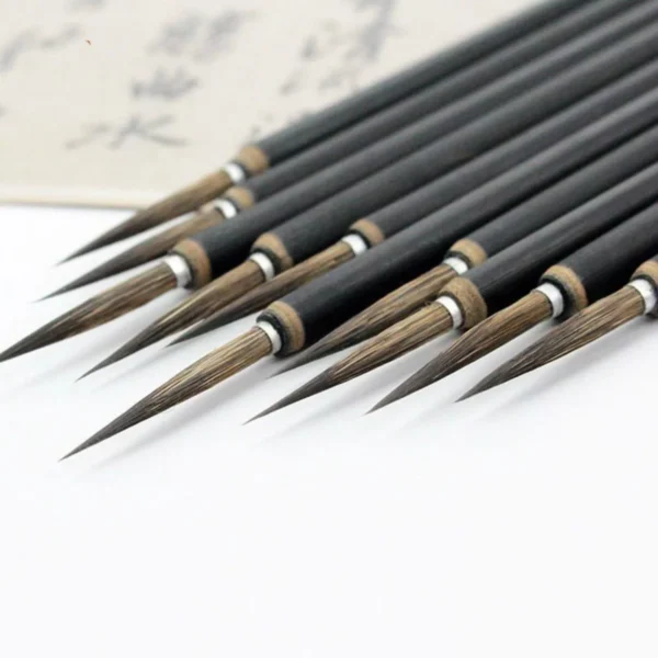 3pcs set Copper Head Hook Line Pen Calligraphy Boutique Color Painting Brush 3