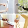 5 Piece Professional Wood Paint Brush Set Wooden Painting Flat Angled Brush DIY Decorative Tool For 1