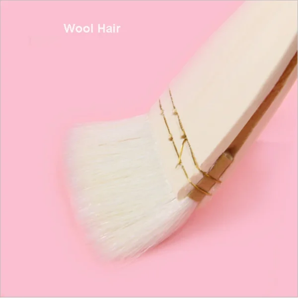 5 pcs Watercolor Oil Painting brush Wool hair Art Brush Acrylic Wooden Long handle Building Household 1