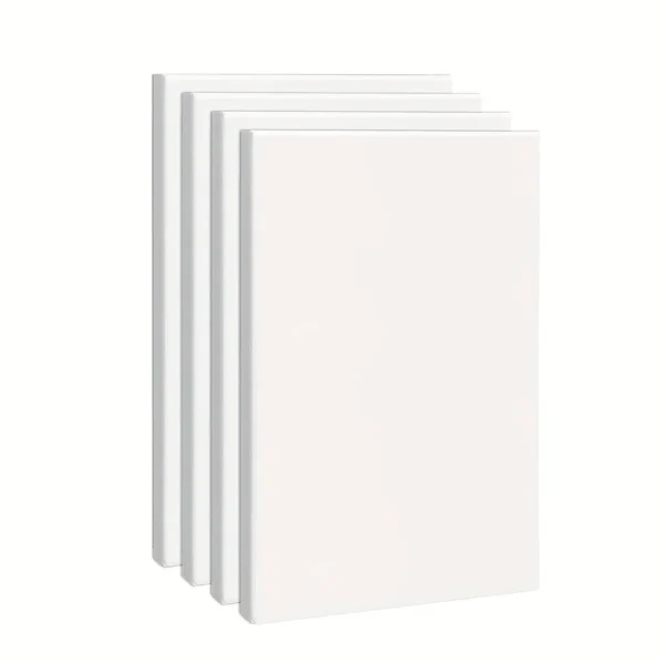kf S63a06808b55f4a818f4a48aecadc291fe 4pcs Paint Canvases For Painting 8 X 12 Inches Acid Free Canvases For Adults And Teens